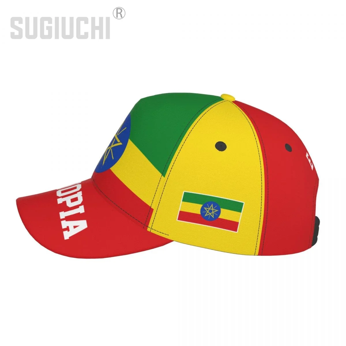 Unisex Ethiopia Flag Ethiopians Adult Baseball Cap Patriotic Hat for Baseball Soccer Fans Men Women - Image 6