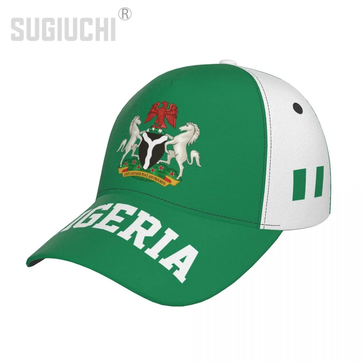 Unisex Nigeria Flag Nigerian Adult Baseball Cap Patriotic Hat for Baseball Soccer Fans Men Women