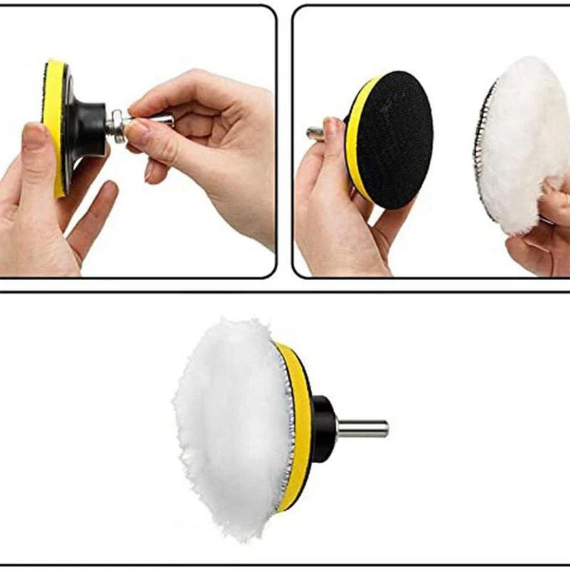 Universal Car Polish Pad 3/4inch For M10/M14 Soft Wool Machine Waxing Polisher Car Body Polishing Discs Cleaning Accessories - Image 13