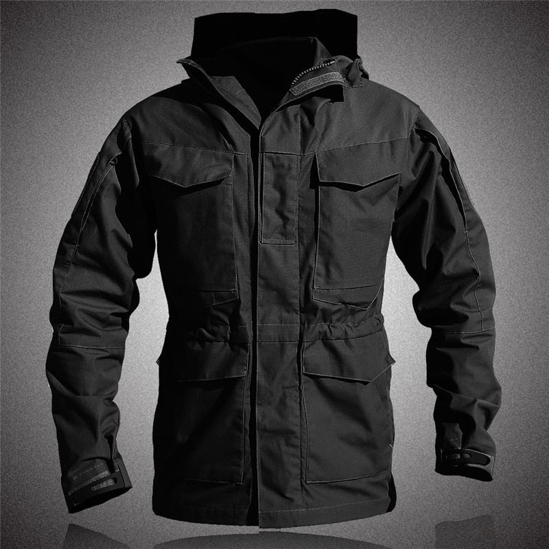 Upgrade M65 Tactical Jacket Men US Army Waterproof Windbreaker Multi-Pocket Camouflage Military Outdoor Camping Hunting Coat - Image 4
