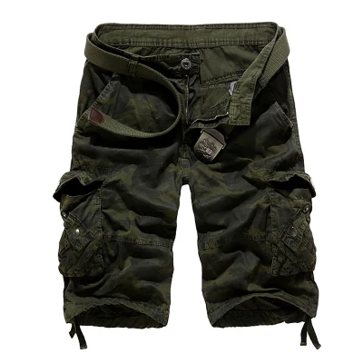 US Size 2024 New Camouflage Loose Cargo Shorts Men Cool Summer Military Camo Short Pants Homme Cargo Shorts - Image 10