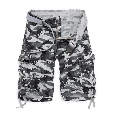 US Size 2024 New Camouflage Loose Cargo Shorts Men Cool Summer Military Camo Short Pants Homme Cargo Shorts - Image 11