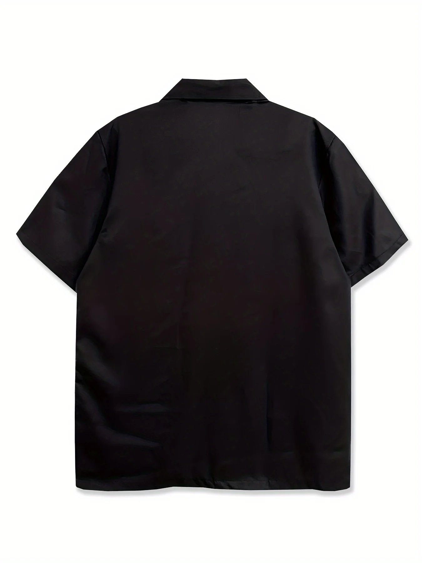 Valentine's Day Men's Casual Shirt with Cute Heart Gesture Print, Hawaiian Style Short Sleeve Button-Up, Polyester, Summer Beachwear - Available in XS to XXL - Image 3