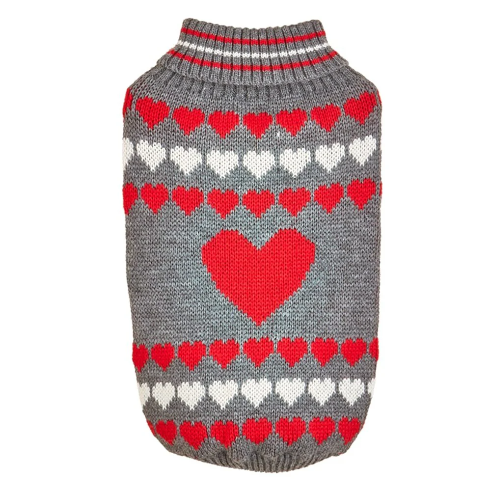 Valentines Day Pet Clothing Winter Warm Dog Coat Cat Sweater for Small Medium Dogs Chihuahua Bulldogs Puppy Lover Costume - Image 3