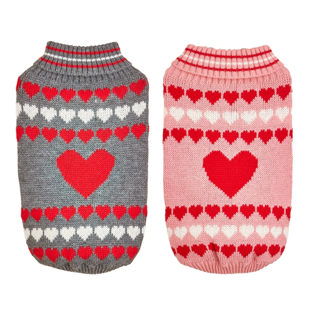 Valentines Day Pet Clothing Winter Warm Dog Coat Cat Sweater for Small Medium Dogs Chihuahua Bulldogs Puppy Lover Costume - Image 8