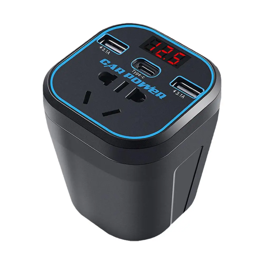 Vehicle Mounted Inverter 12V24V Universal To 220V Automotive Part Socket Converter Charger Automotive Power Auto Multifunct C3W3 - Image 10
