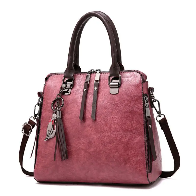 Vento Marea Famous Brand Women Handbags 2019 Luxury Crossbody For Woman Fashion Design Purses Totes Soft PU Leather Shoulder Bag - Image 7