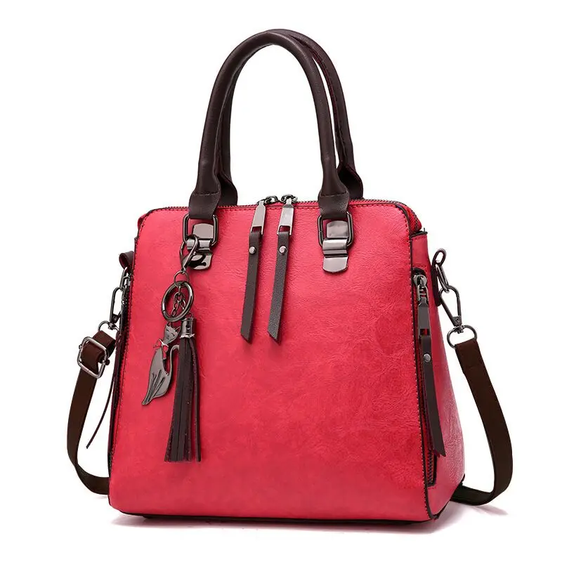 Vento Marea Famous Brand Women Handbags 2019 Luxury Crossbody For Woman Fashion Design Purses Totes Soft PU Leather Shoulder Bag - Image 8