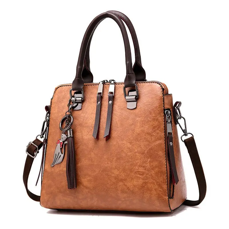 Vento Marea Famous Brand Women Handbags 2019 Luxury Crossbody For Woman Fashion Design Purses Totes Soft PU Leather Shoulder Bag - Image 9