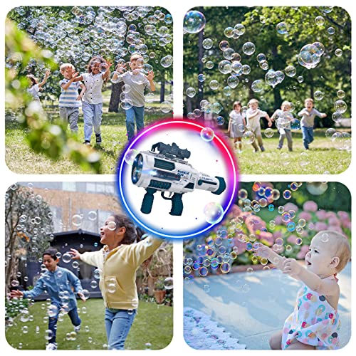 VERSDITAS Automatic Gatling Bubble Gun,That Produces Thousands of Bubbles per Minute, Suitable for Children and Adults and Perfect for Indoor and Outdoor Birthday Parties for Girl Boy - Image 9