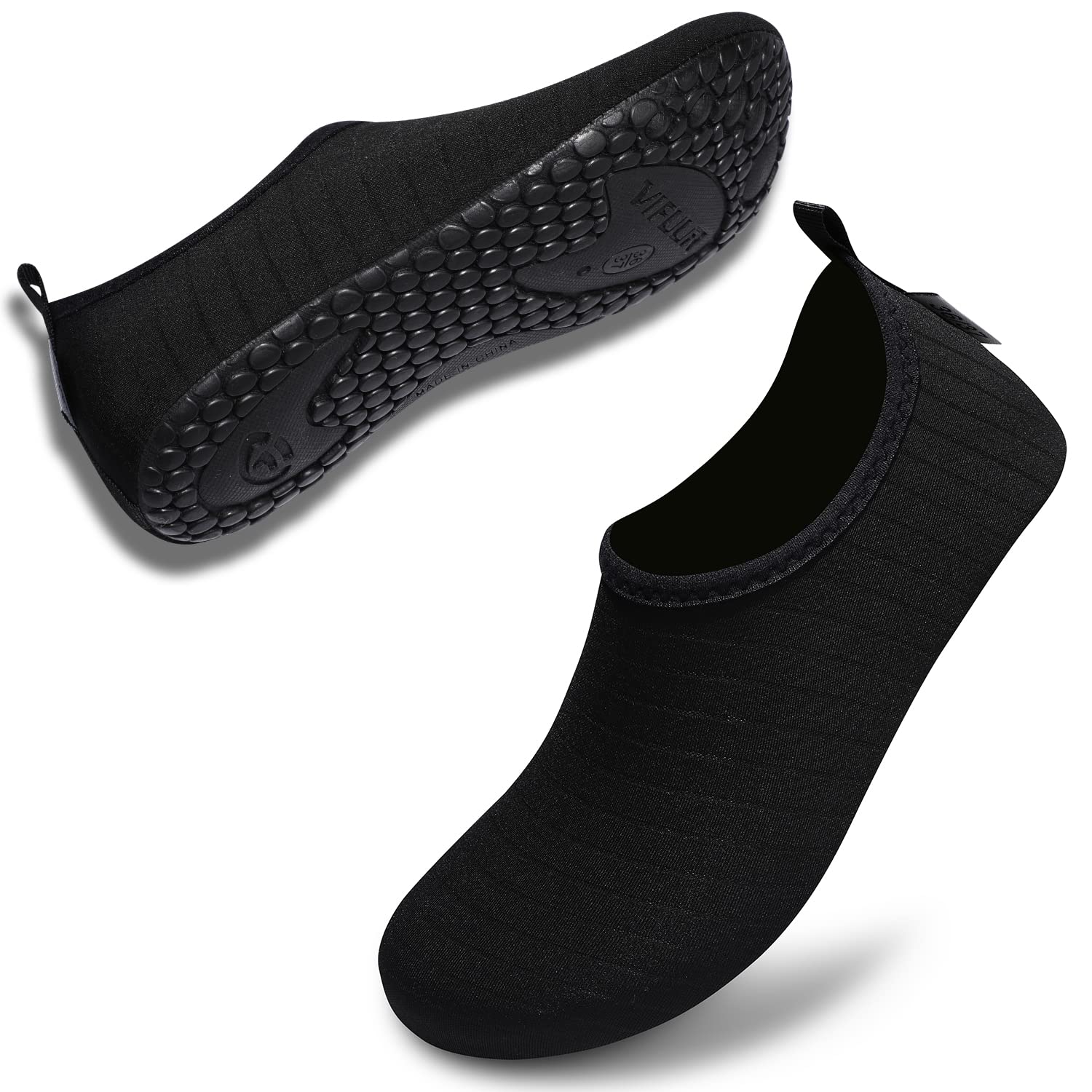 VIFUUR Water Sports Unisex Shoes Black - 7.5-8.5 W US / 6-7 M US (38-39) - Image 4