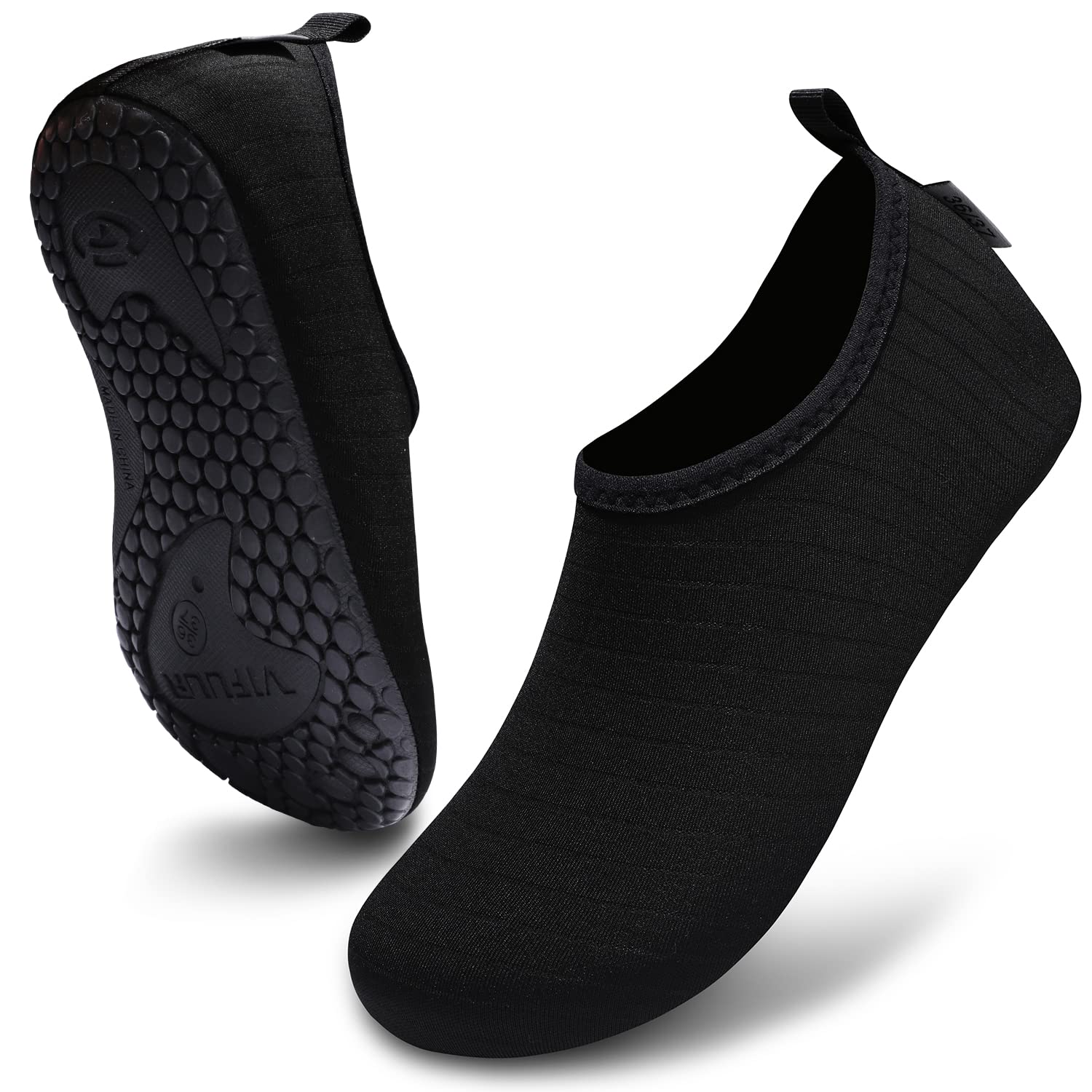 VIFUUR Water Sports Unisex Shoes Black - 7.5-8.5 W US / 6-7 M US (38-39) - Image 6