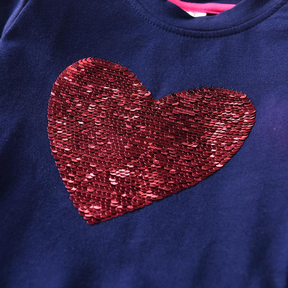 VIKITA Kids Heart Dresses Children Autumn Long Sleeve Vestidos Kids Casual Dress Toddler Mesh Tulle Dresses Children Clothing - Image 14