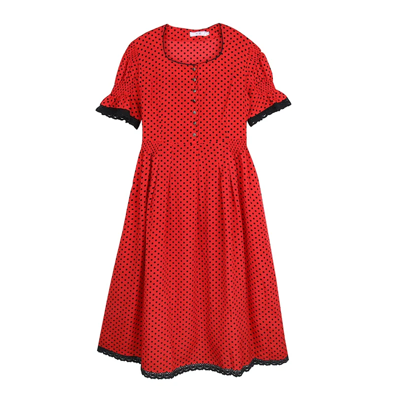 Vintage Nanjun Retro Zhaohe Dress Dress - Image 6