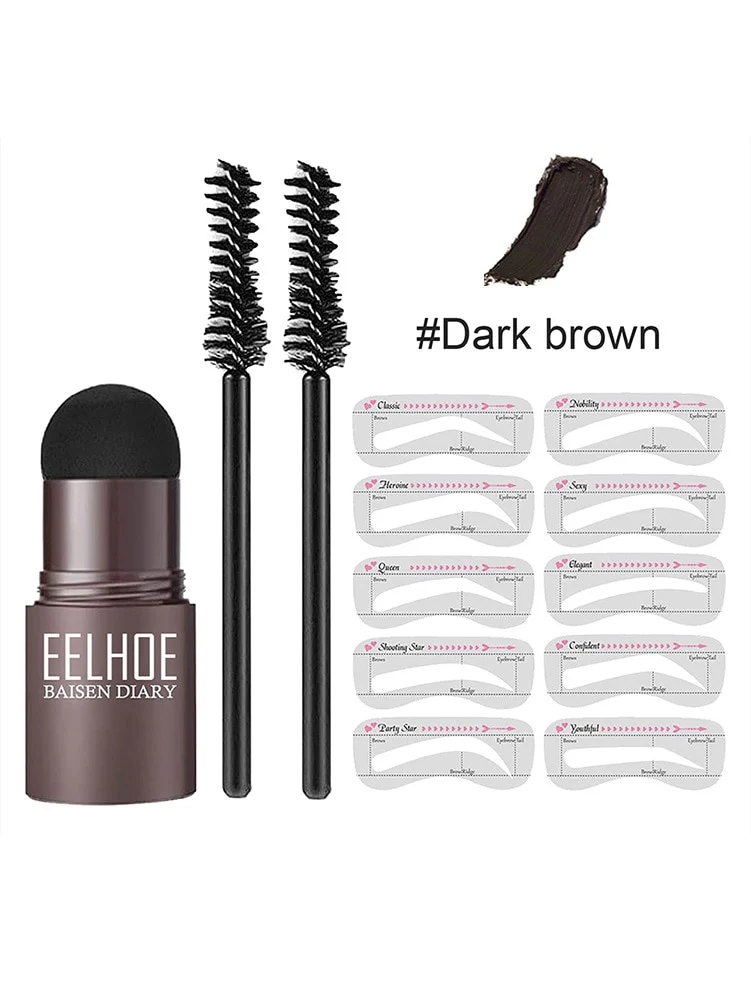VIP 2023 Professional One Step Eyebrow Stamp Shaping Set Enhancer Waterproof Makeup Beauty Products For Women Eye Brow Templates - Image 12