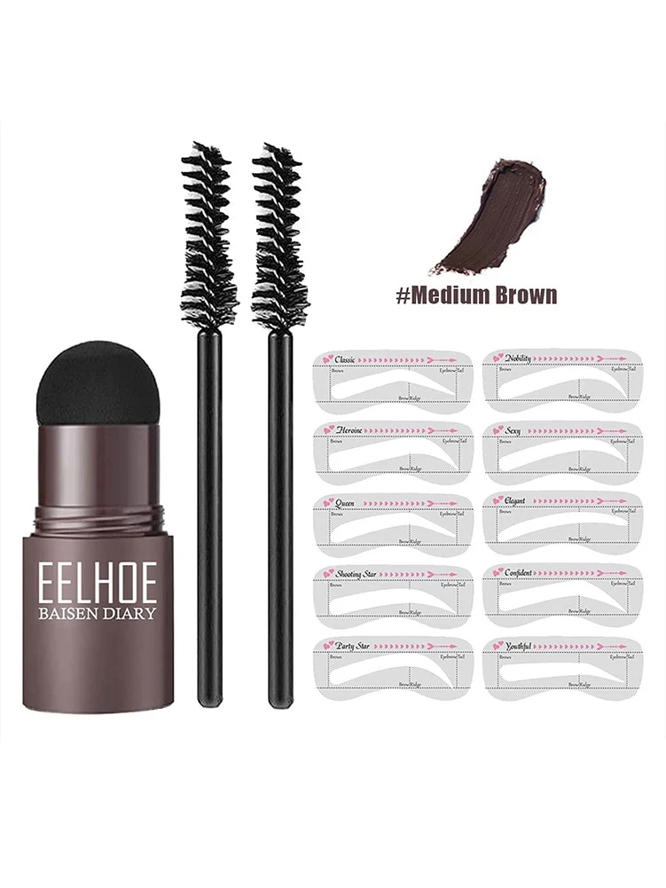 VIP 2023 Professional One Step Eyebrow Stamp Shaping Set Enhancer Waterproof Makeup Beauty Products For Women Eye Brow Templates - Image 15