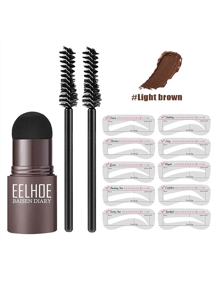 VIP 2023 Professional One Step Eyebrow Stamp Shaping Set Enhancer Waterproof Makeup Beauty Products For Women Eye Brow Templates - Image 18