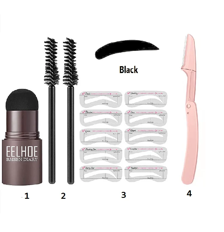 VIP 2023 Professional One Step Eyebrow Stamp Shaping Set Enhancer Waterproof Makeup Beauty Products For Women Eye Brow Templates - Image 21