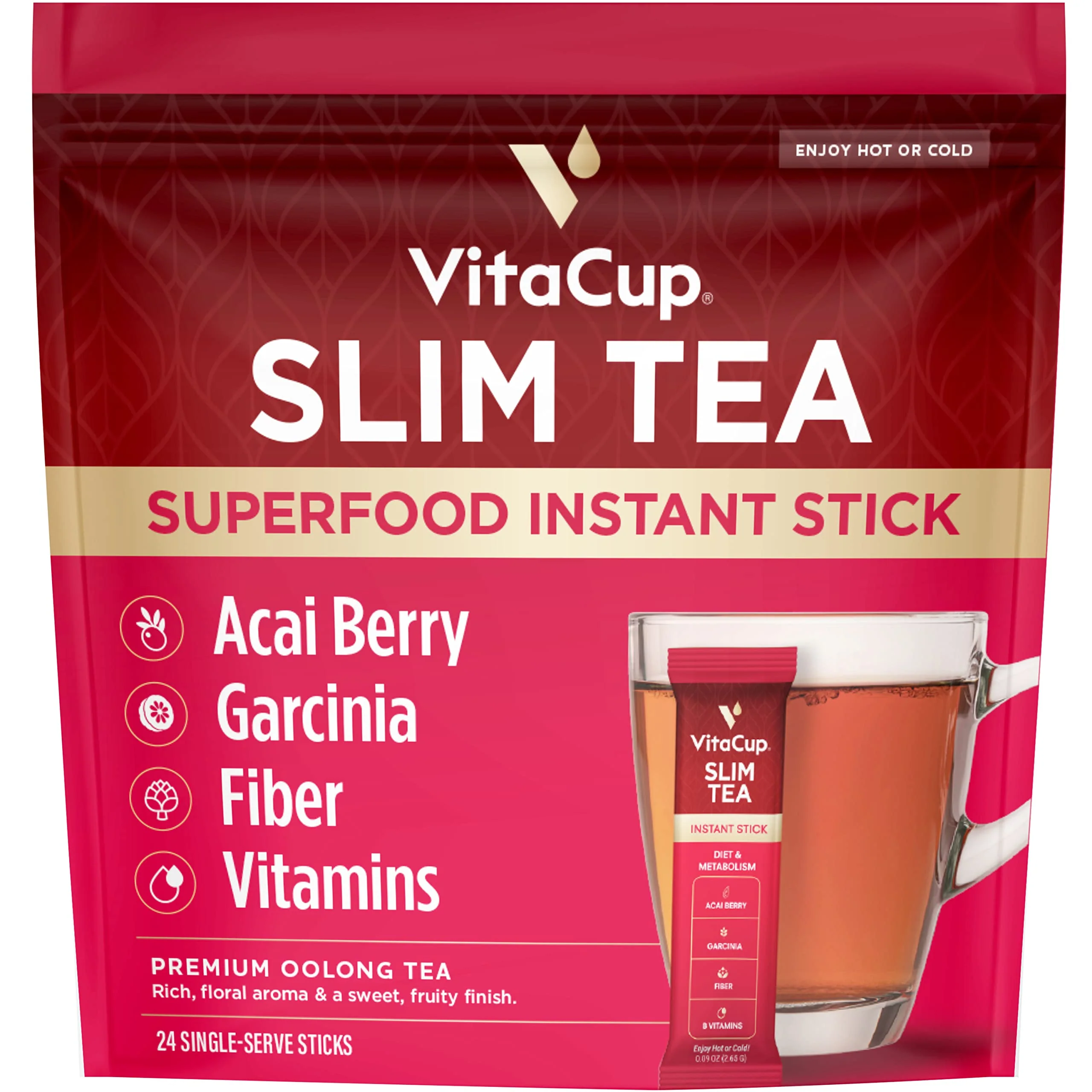 VitaCup Instant Coffee Hydration 18Ct & Slim Tea 24Ct - Image 5