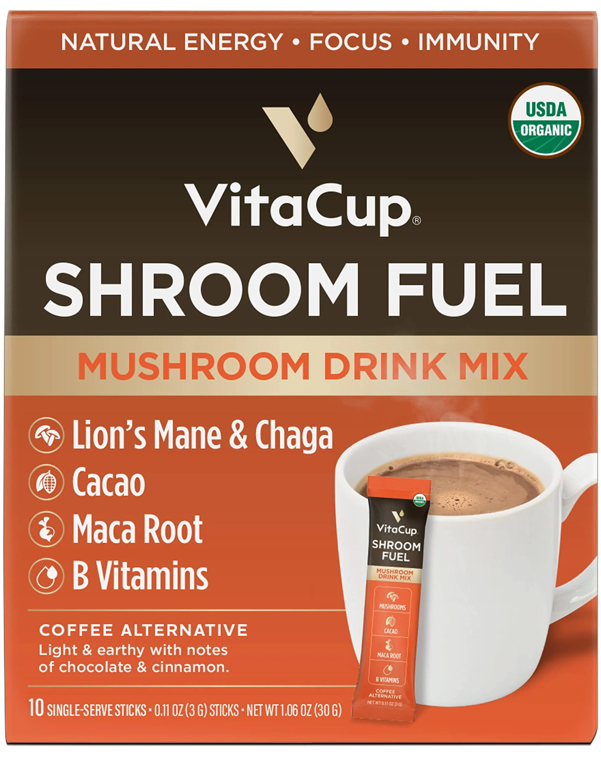 VitaCup Instant Slim Coffee 10Ct & Shroom Fuel 10ct - Image 5