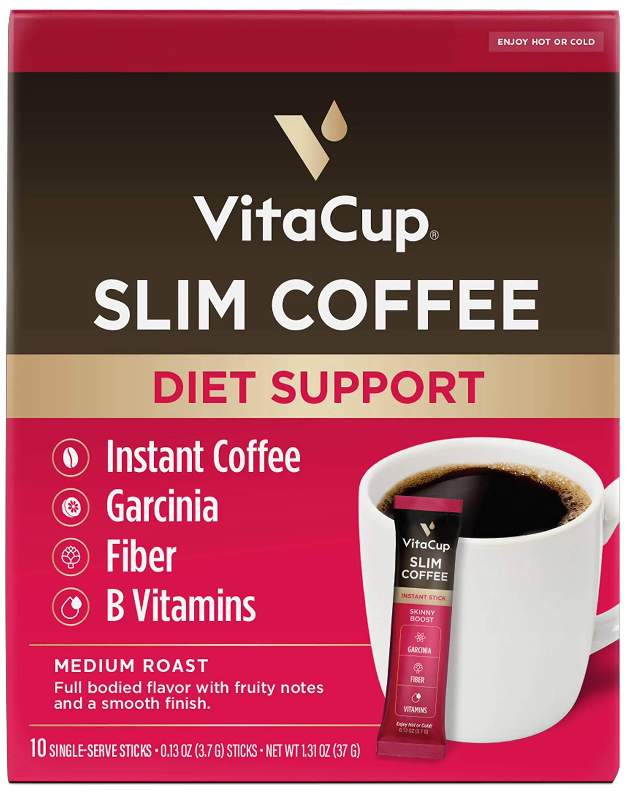 VitaCup Instant Slim Coffee 10Ct & Shroom Fuel 10ct - Image 9