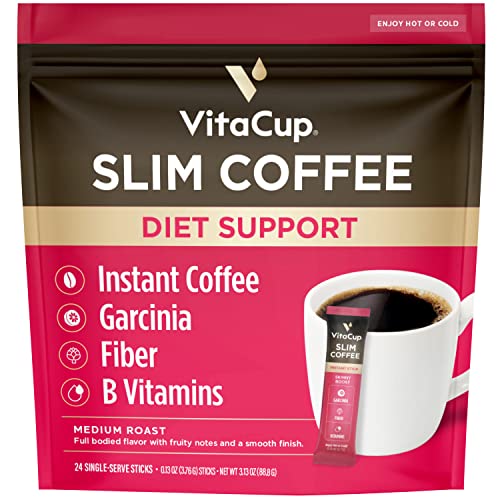 Vitacup Slim Instant Coffee Packets & Keto + Collagen Vanilla Coffee Creamer Bundle for Diet Support, 24 Instant Coffee Sticks & 10 oz Creamer Powder Bag - Image 9