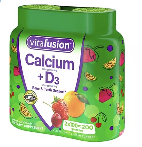 Vitafusion Calcium + D3 Gummies (200 Count) - Image 5