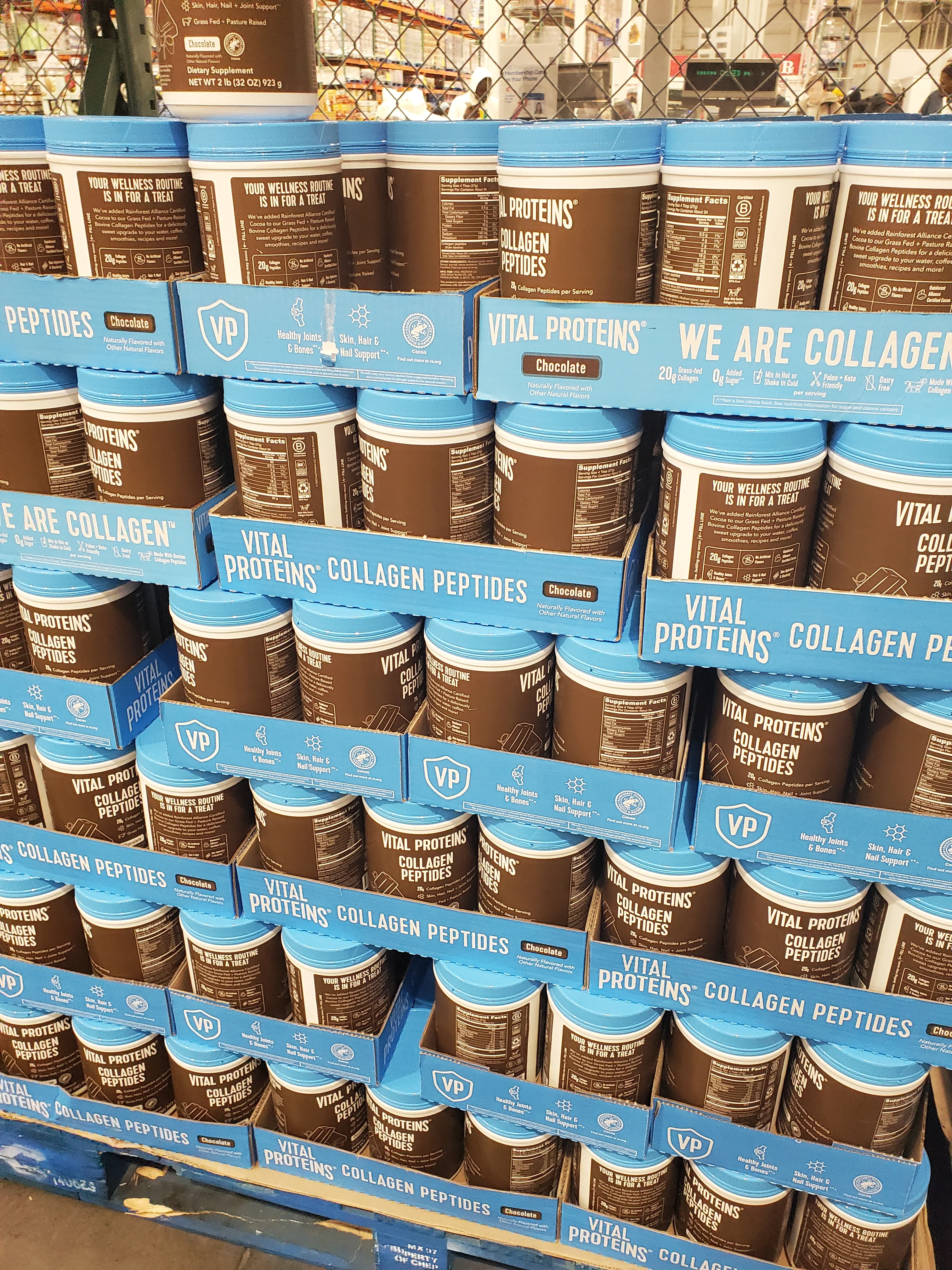 Vital Protein Collagen Peptides, Pasture Raised, Grass Fed, Paleo Friendly, Gluten / Zero Sugar Dairy Free, Chocolate, 32 Oz - Image 2