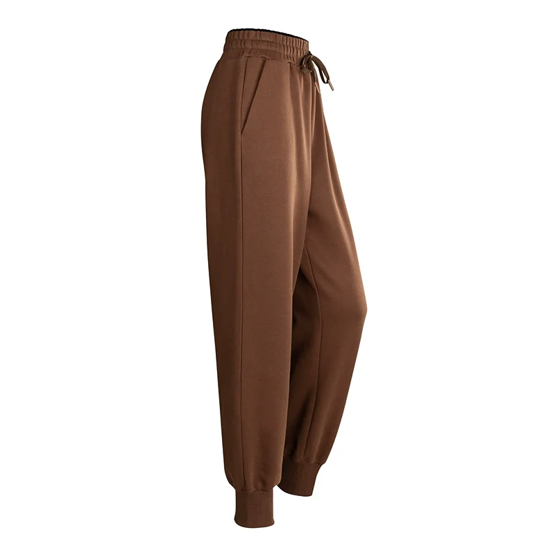 Wake-Up Plan American Style Loose Fleece-lined Quick-Drying Sports Trousers Casual Running Yoga Jogger Pants Fitness Pants for Women - Image 5