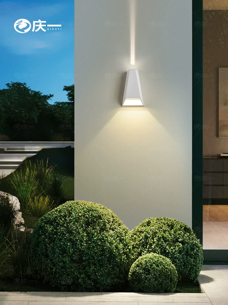 Wall Lamp Waterproof Exterior Wall Outdoor Simplicity Modern LED Light Wall Lamp Courtyard Stairs Garden Outdoor Lamps - Image 4