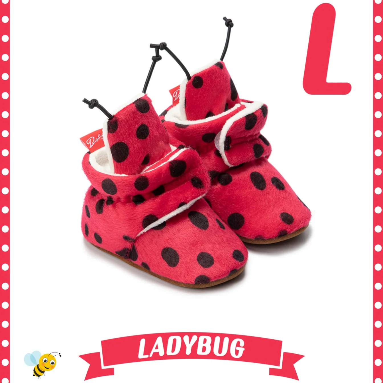 Warm, Cozy Newborn Animal Print Fleece Booties with Non-Slip Soles & Easy Fasten - Autumn/Winter Essential - Image 13