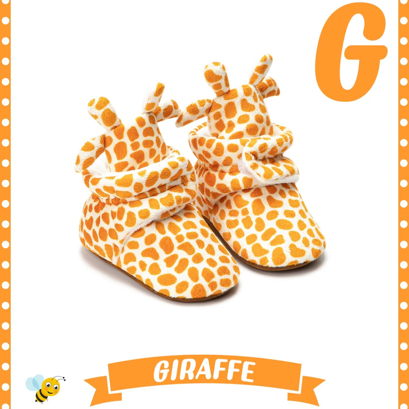 Warm, Cozy Newborn Animal Print Fleece Booties with Non-Slip Soles & Easy Fasten - Autumn/Winter Essential - Image 20