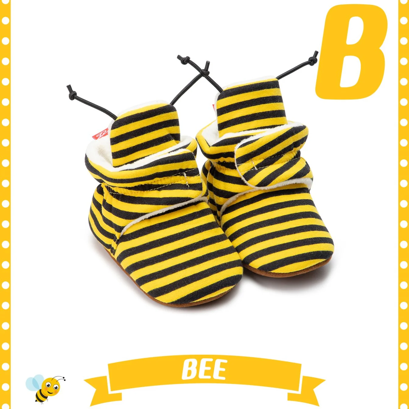 Warm, Cozy Newborn Animal Print Fleece Booties with Non-Slip Soles & Easy Fasten - Autumn/Winter Essential - Image 24