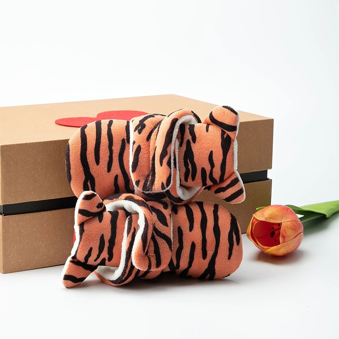 Warm, Cozy Newborn Animal Print Fleece Booties with Non-Slip Soles & Easy Fasten - Autumn/Winter Essential - Image 8