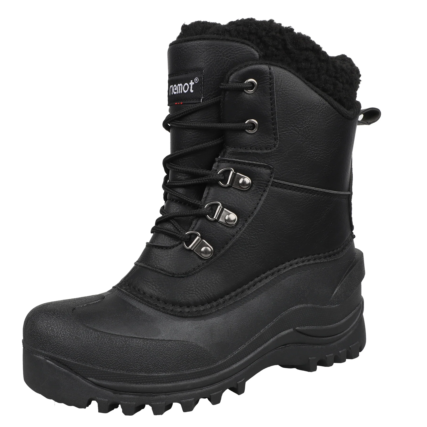 Warm Fleece Men's Snow Boots, Anti-skid Durable Comfortable Boots For Hiking Trekking Climbing - Image 13