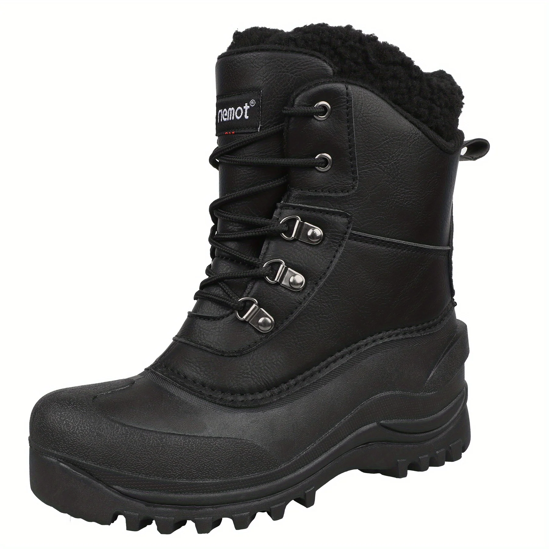 Warm Fleece Men's Snow Boots, Anti-skid Durable Comfortable Boots For Hiking Trekking Climbing - Image 23