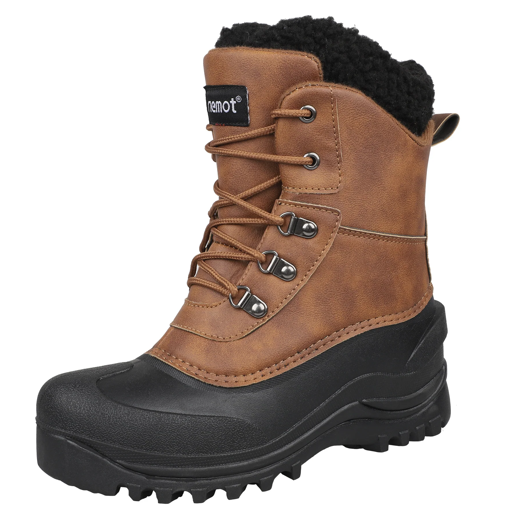 Warm Fleece Men's Snow Boots, Anti-skid Durable Comfortable Boots For Hiking Trekking Climbing - Image 26