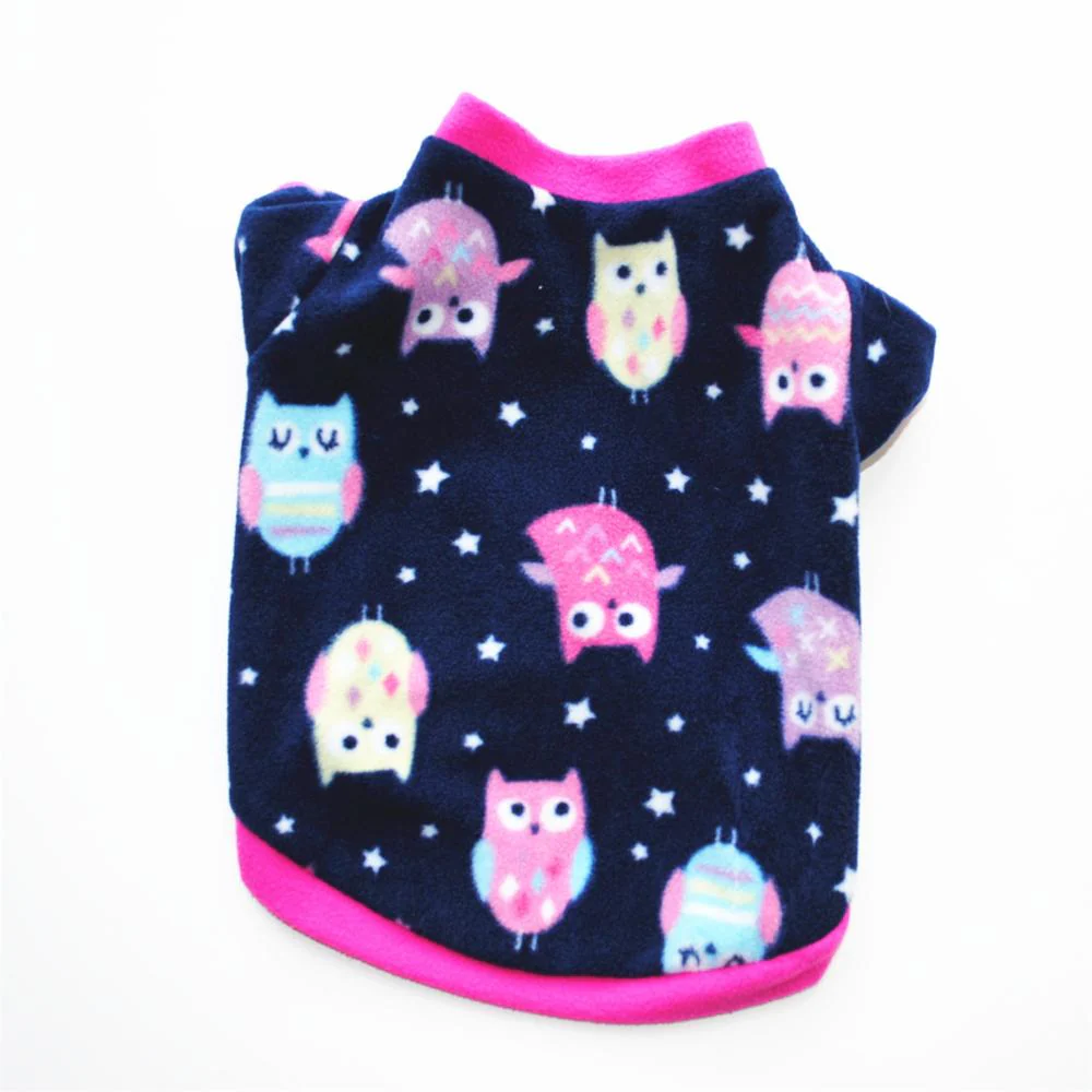 Warm Fleece Pet Dog Clothes Cute Skull Printed Pet Coat Puppy Dogs Shirt Jacket French Bulldog Pullover Camouflage Dog Clothing - Image 17