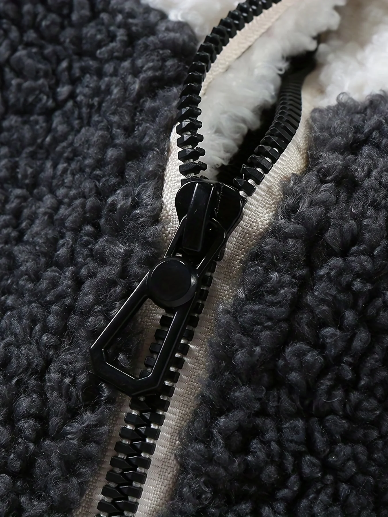 Warm Plush Fleece Jacket, Men's Casual Color Block Stand Collar Jacket Coat For Fall Winter - Image 10