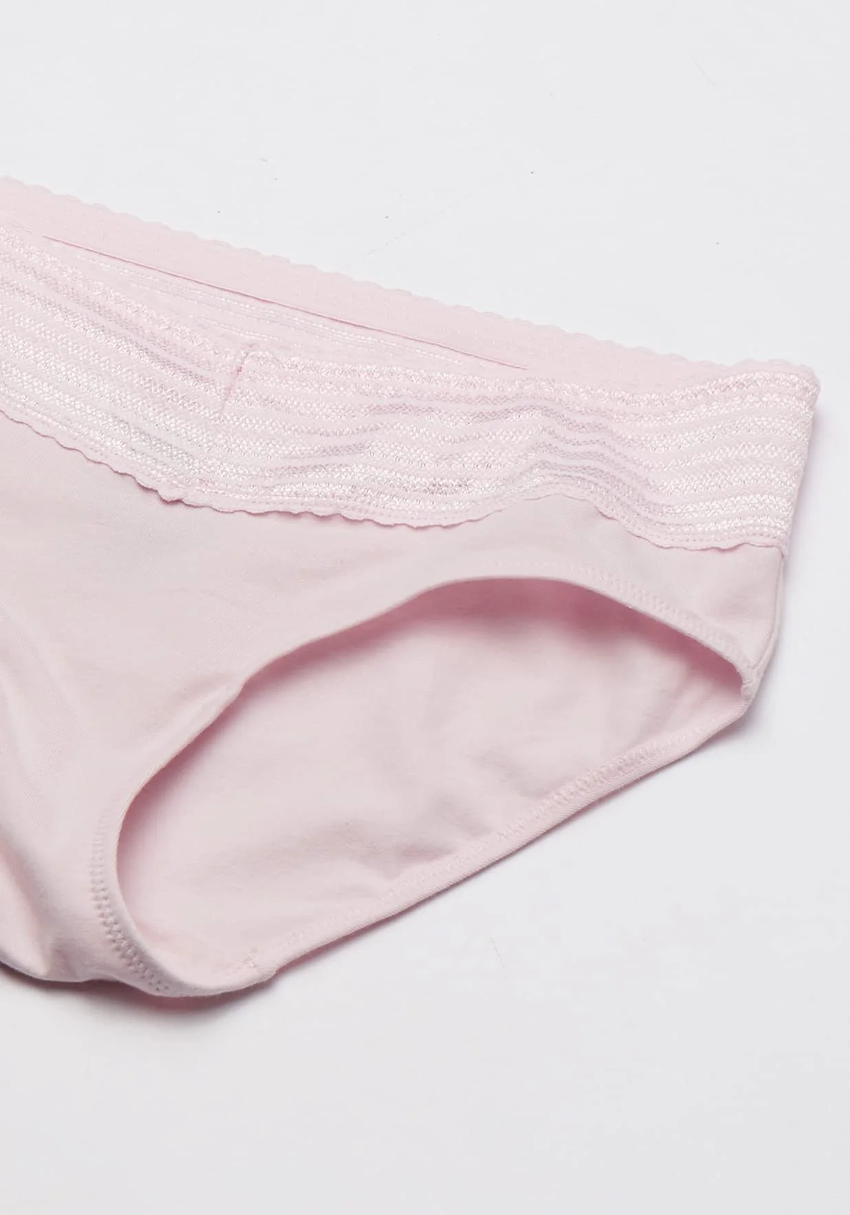 Warner's womens Blissful Benefits No Muffin 3 Pack Hipster Panties, Black/Pale Pink/Dark Gray Heather, Small US - Image 3