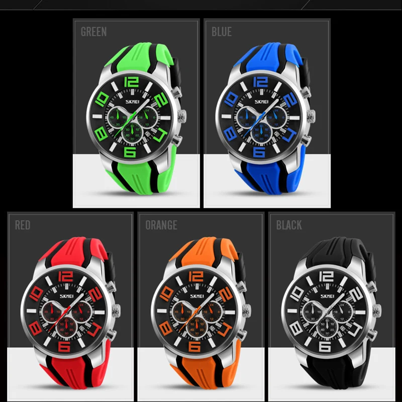 Watches Men Luxury Brand SKMEI Chronograph Men Sports Watches Waterproof Male Clock Quartz Men's Watch reloj hombre 2018 - Image 4