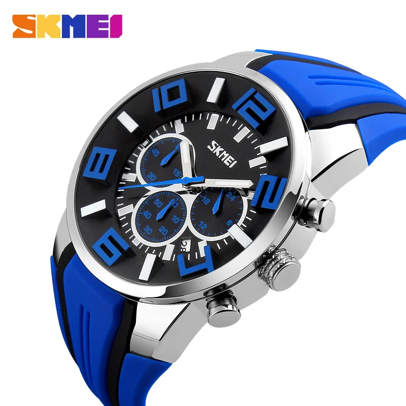 Watches Men Luxury Brand SKMEI Chronograph Men Sports Watches Waterproof Male Clock Quartz Men's Watch reloj hombre 2018 - Image 8