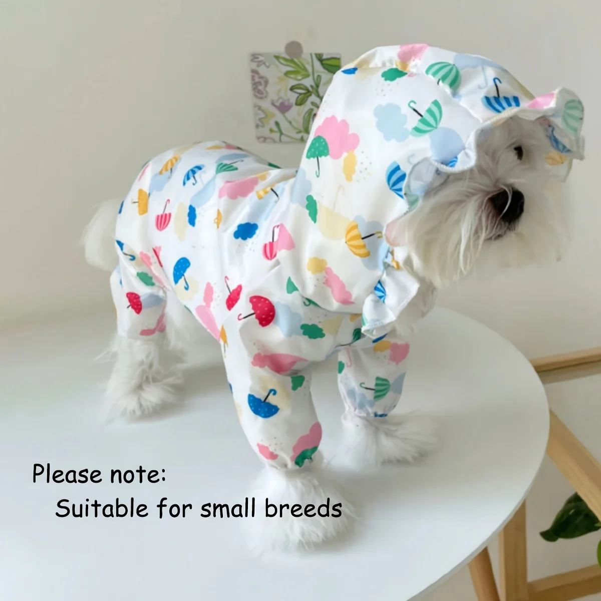 Waterproof Pet Raincoat For Small Dogs - Cute And Functional Outdoor Dog Apparel - Image 3