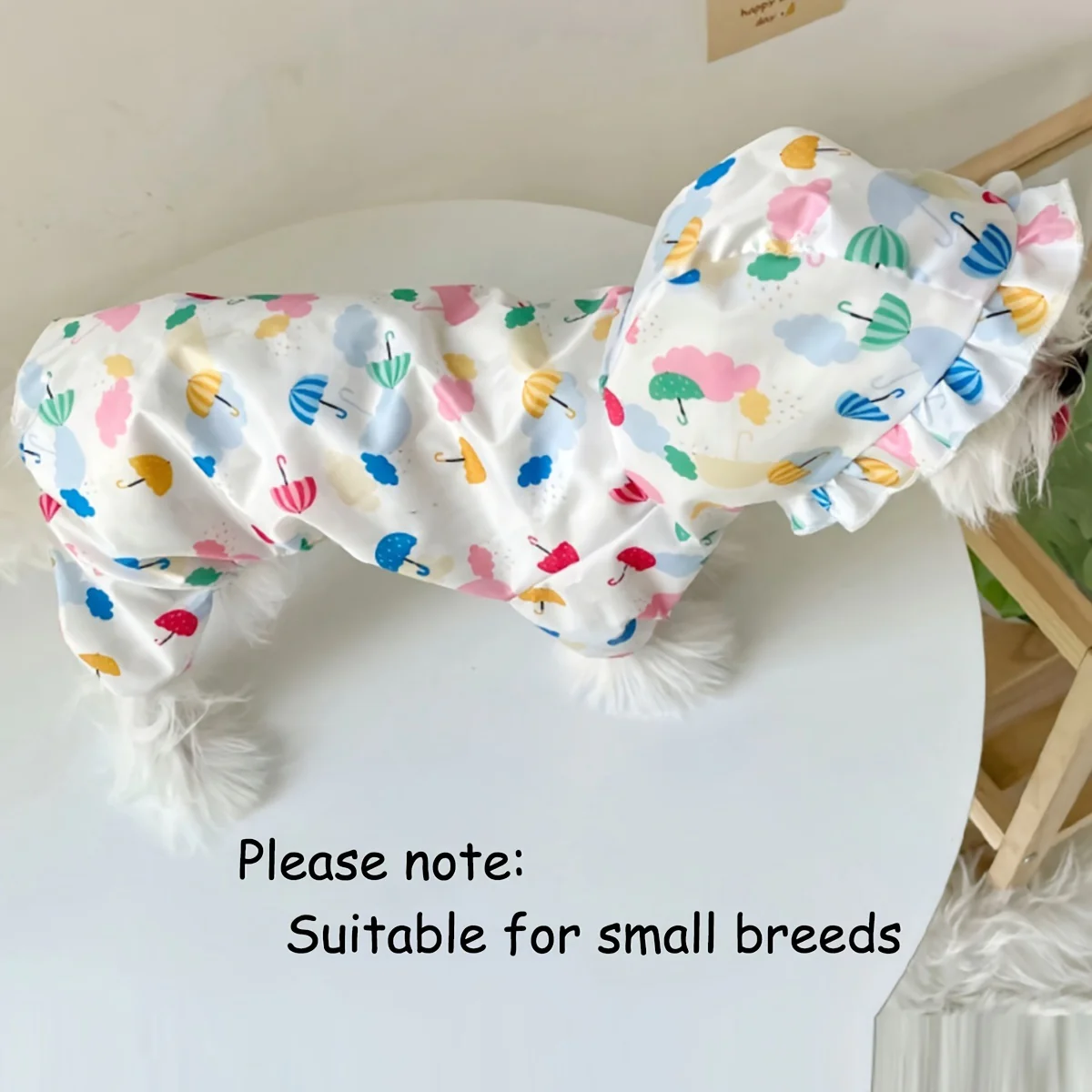 Waterproof Pet Raincoat For Small Dogs - Cute And Functional Outdoor Dog Apparel - Image 4