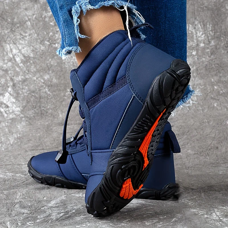Waterproof Snow Trekker Boots - Insulated, Non-Slip, Warm, Ankle High, Lace Up Hiking Shoes for Women - Perfect for Winter Outdoor Activities, Hiking, and Snowy Weather Conditions - Image 4