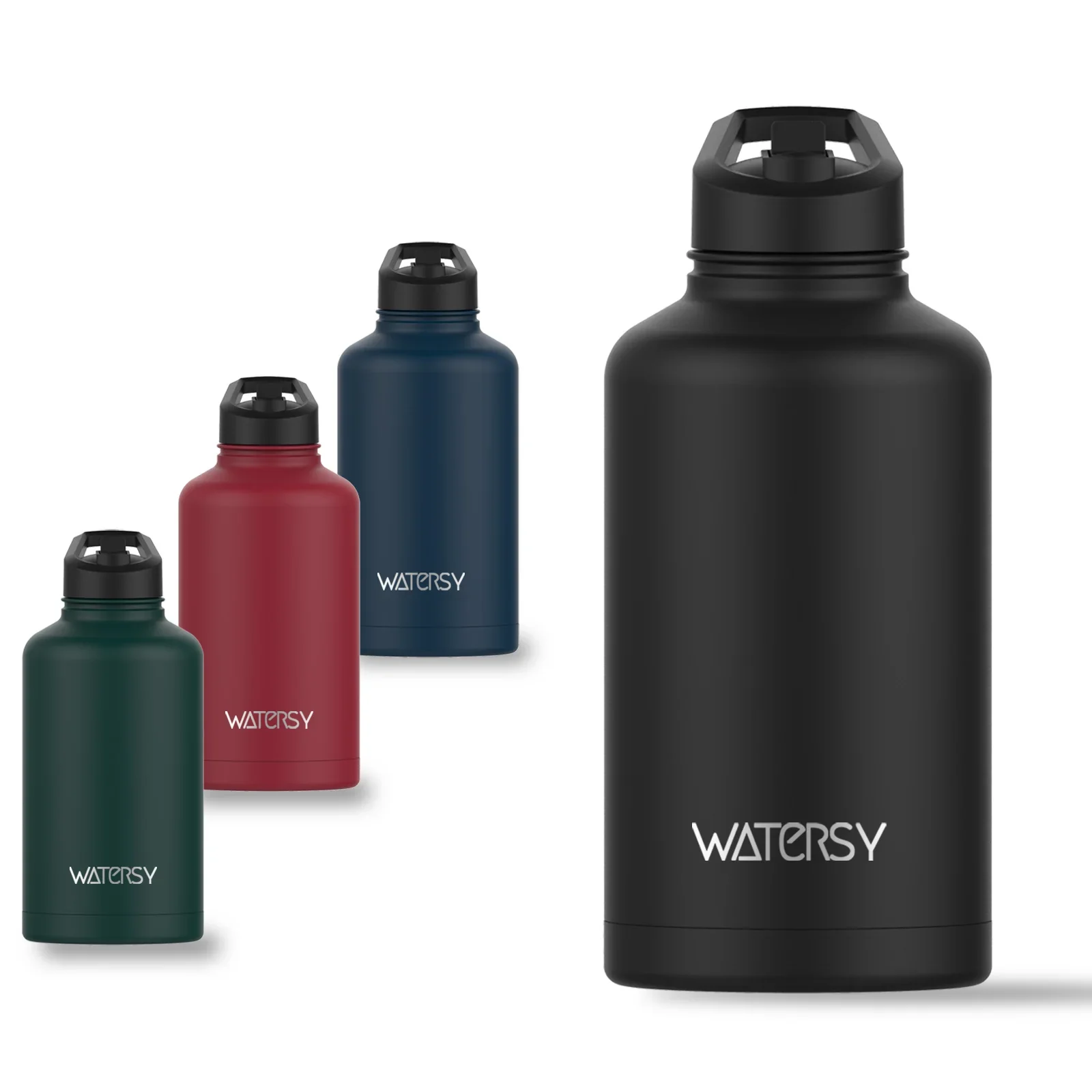WATERSY 15oz/32oz Stainless Steel Thermal Mug with Handle, Large Capacity Insulated Tumbler Cup, Vacuum Flask Water Bottle - Image 8