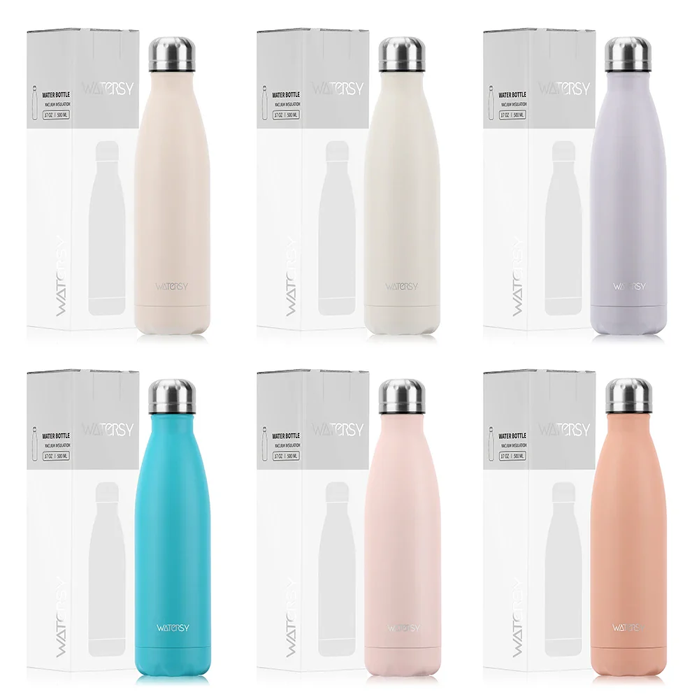 WATERSY 500ml Insulated Water Bottle, Stainless Steel Thermal Leakproof Flask, BPA-Free Double Walled Vacuum Bottle for Sports - Image 15