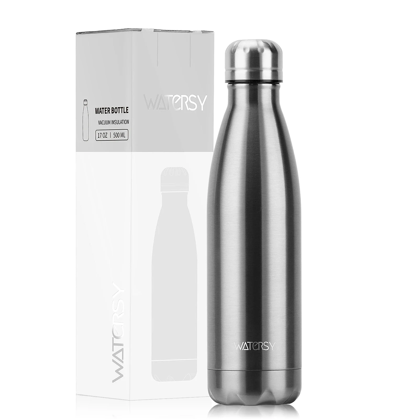 WATERSY 500ml Insulated Water Bottle, Stainless Steel Thermal Leakproof Flask, BPA-Free Double Walled Vacuum Bottle for Sports - Image 18
