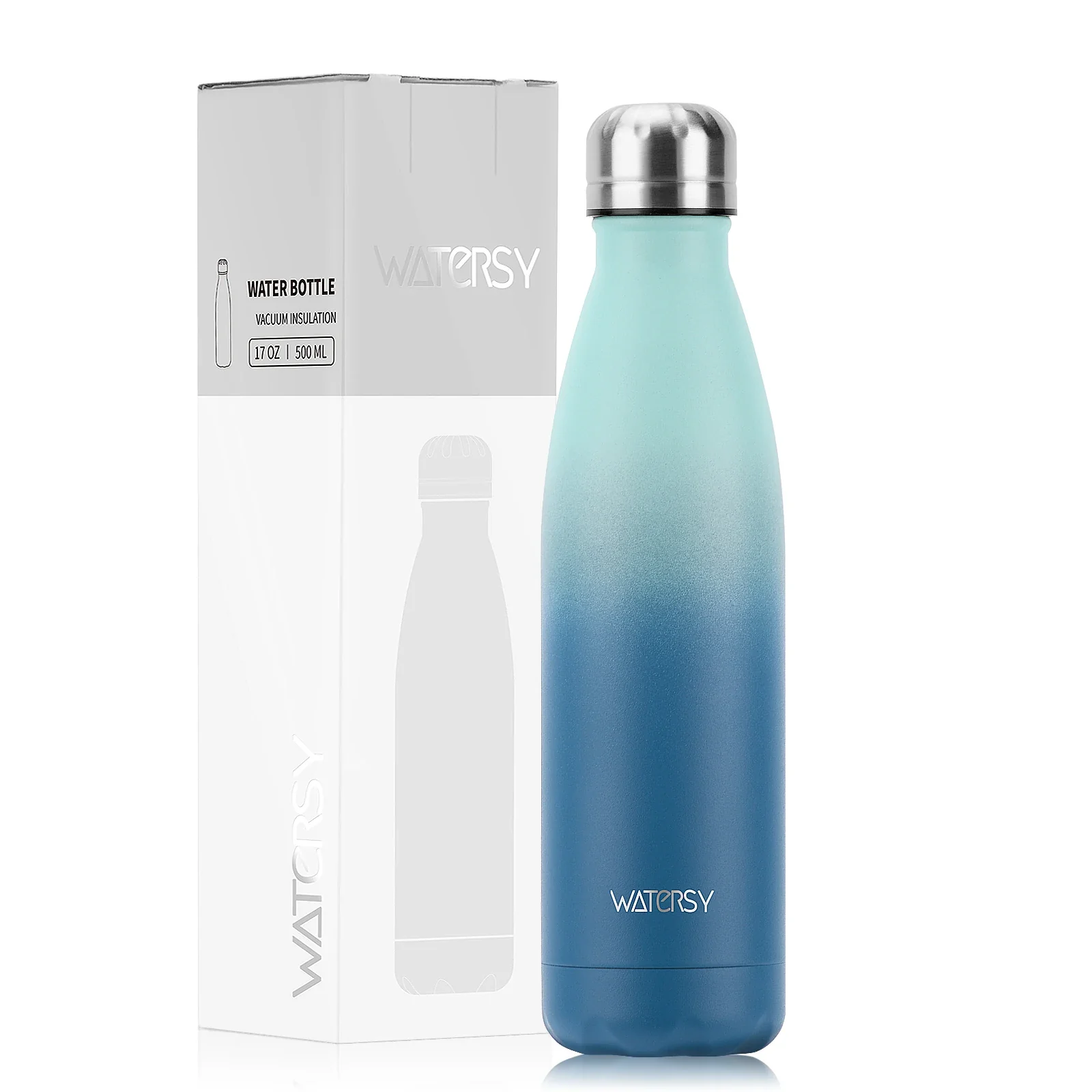 WATERSY 500ml Insulated Water Bottle, Stainless Steel Thermal Leakproof Flask, BPA-Free Double Walled Vacuum Bottle for Sports - Image 19