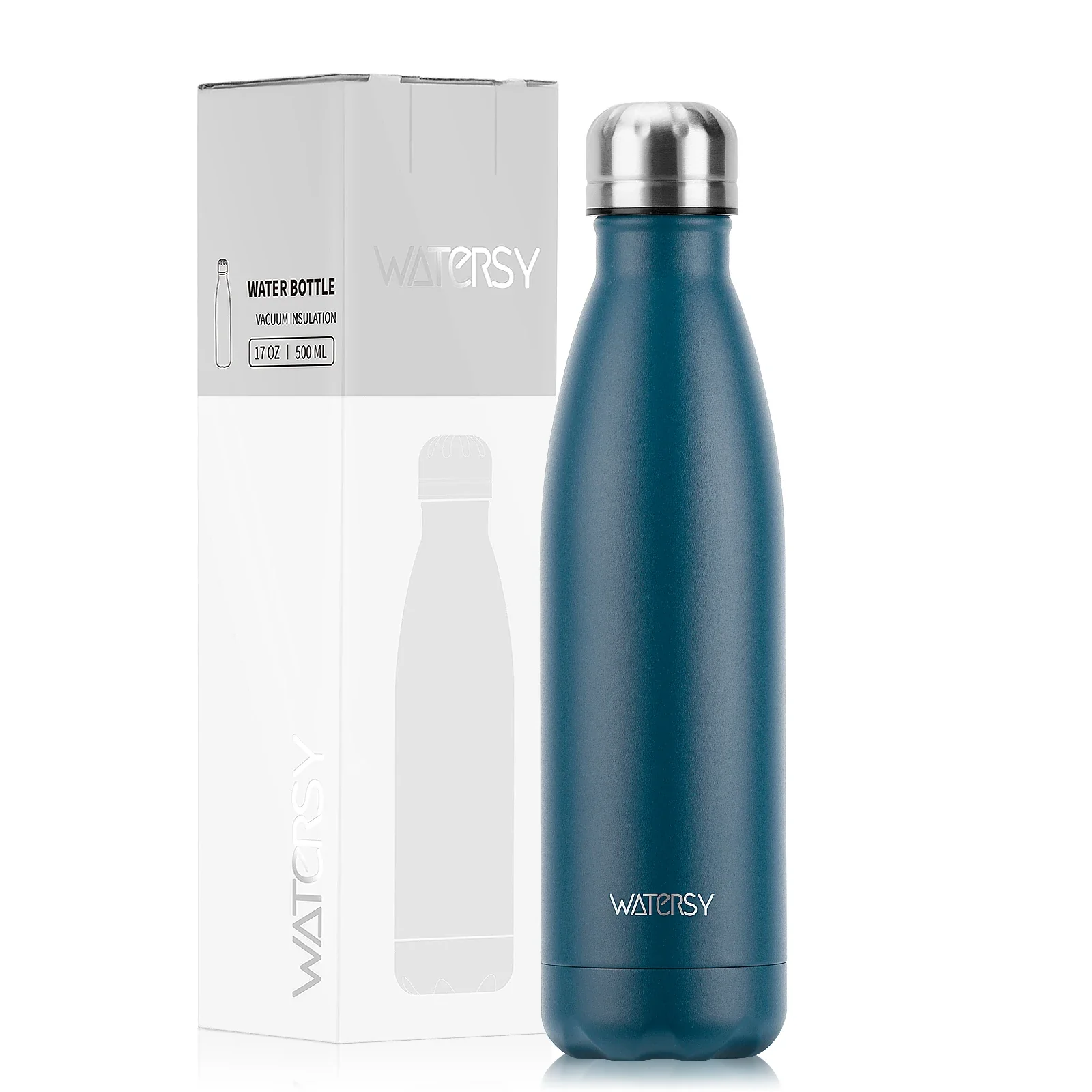 WATERSY 500ml Insulated Water Bottle, Stainless Steel Thermal Leakproof Flask, BPA-Free Double Walled Vacuum Bottle for Sports - Image 20